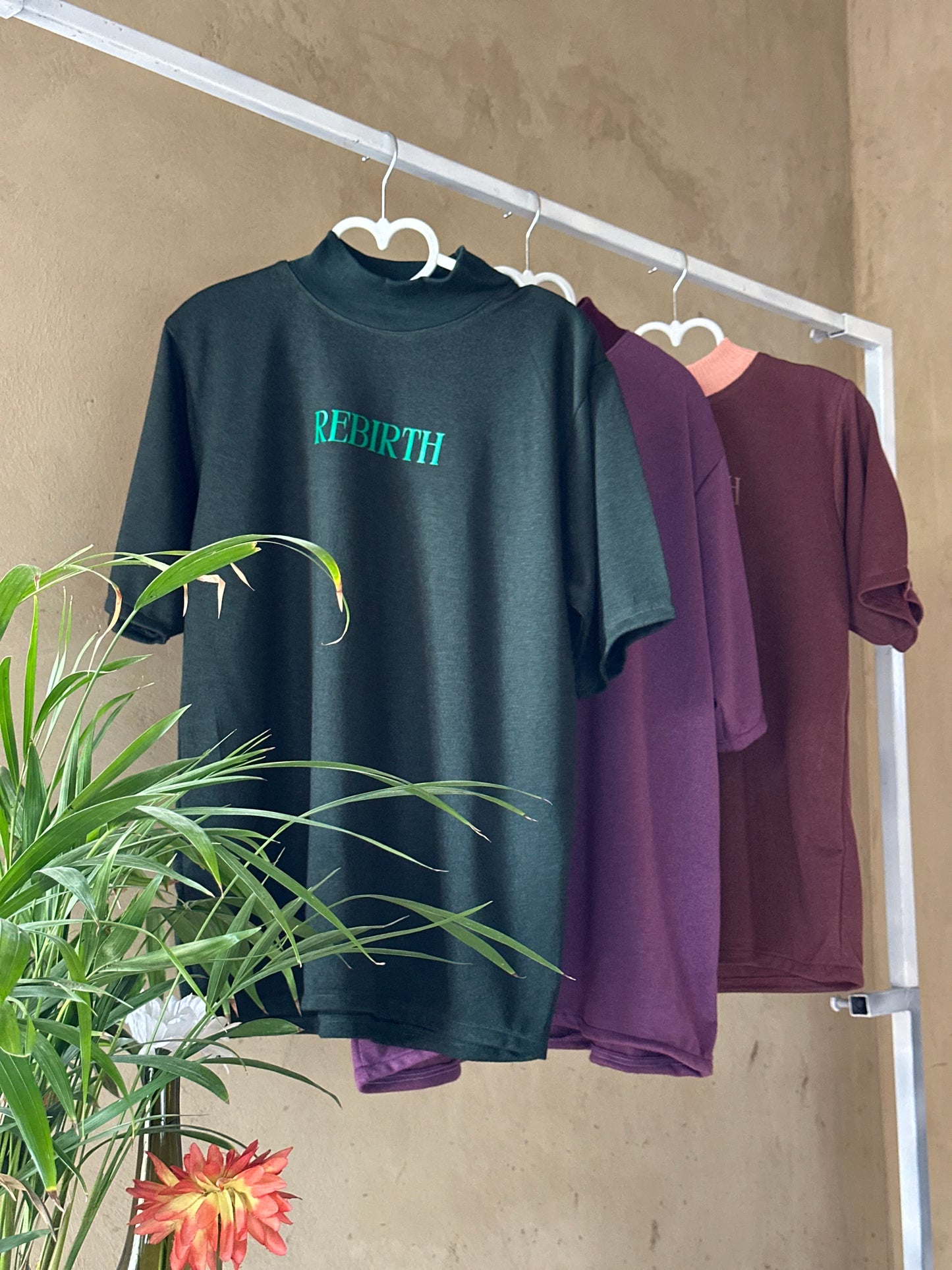 Rebirth Luxe French Jersey Knit T-Shirt