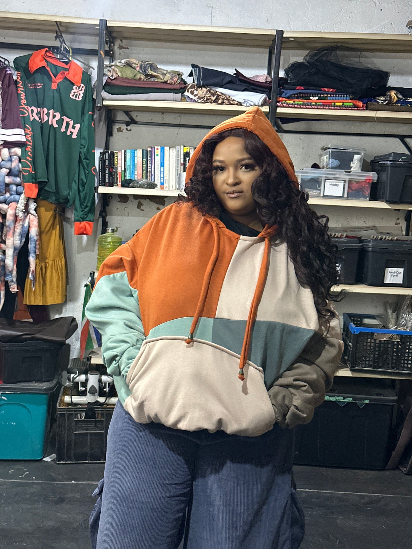 Rebirth Custom Colour-Block Hoodie