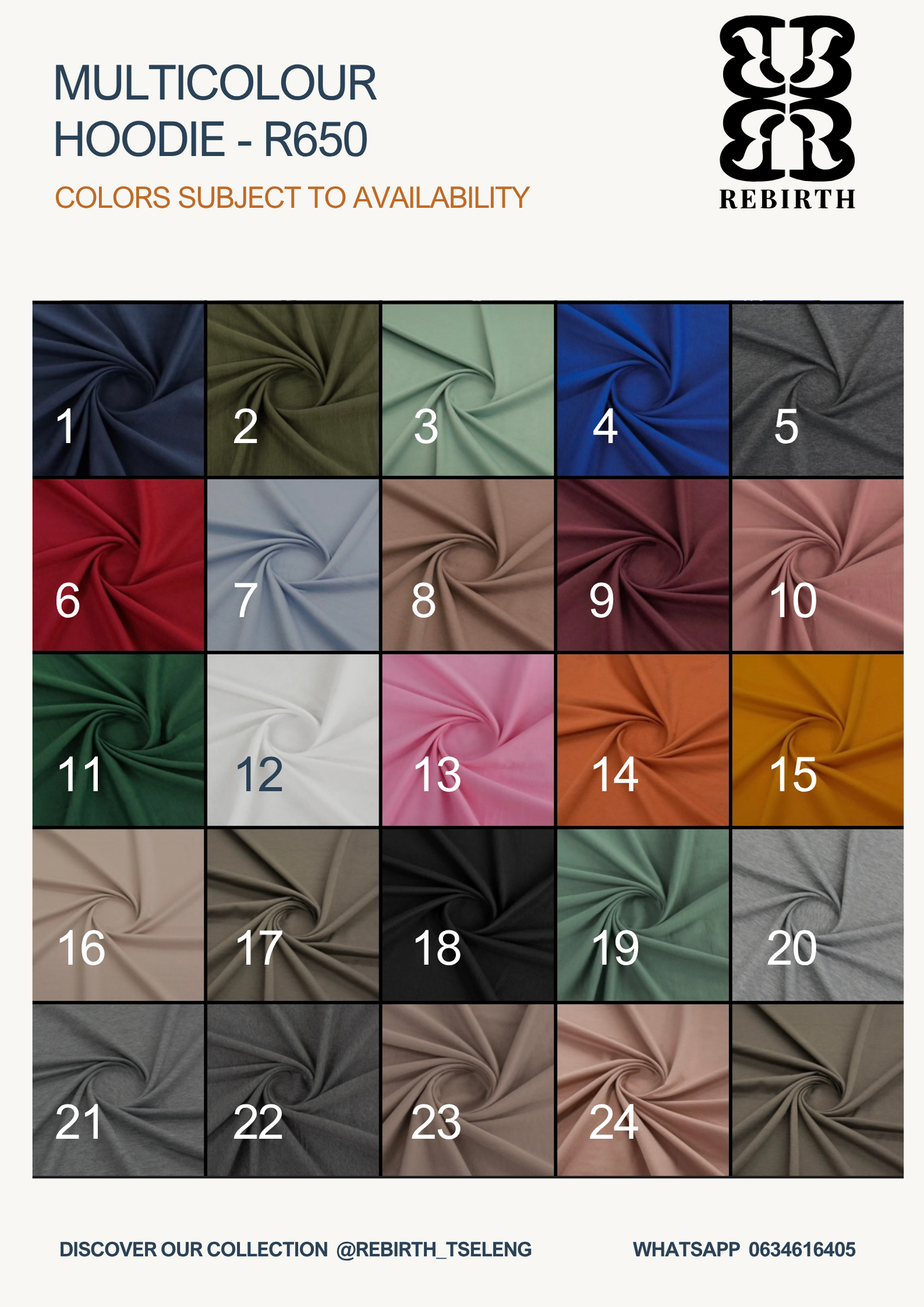 Rebirth Custom Colour-Block Hoodie